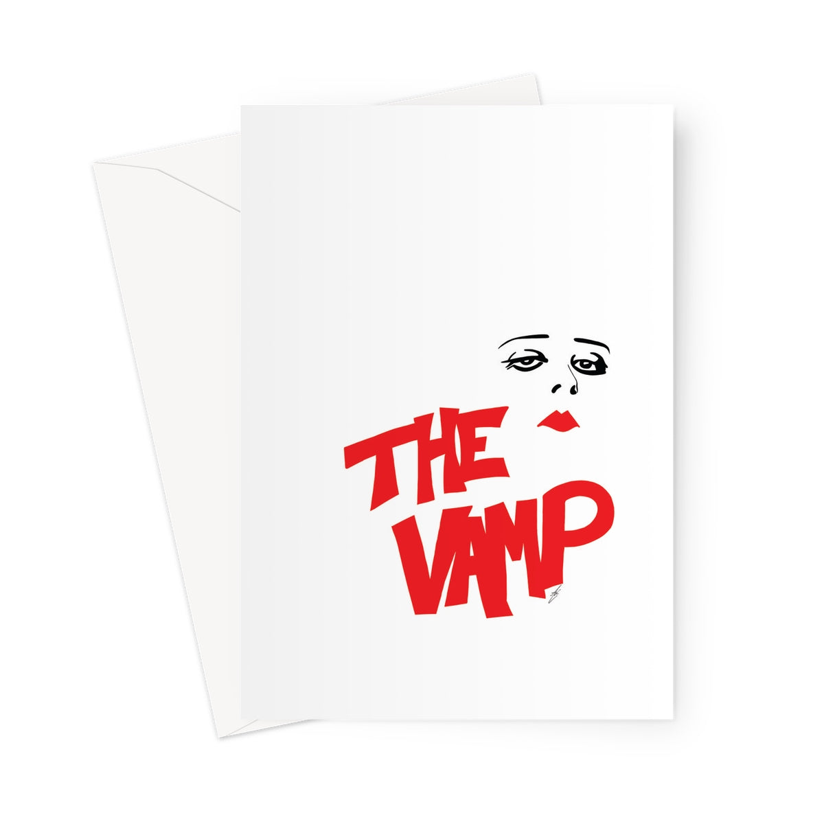 The Vamp Greeting Card